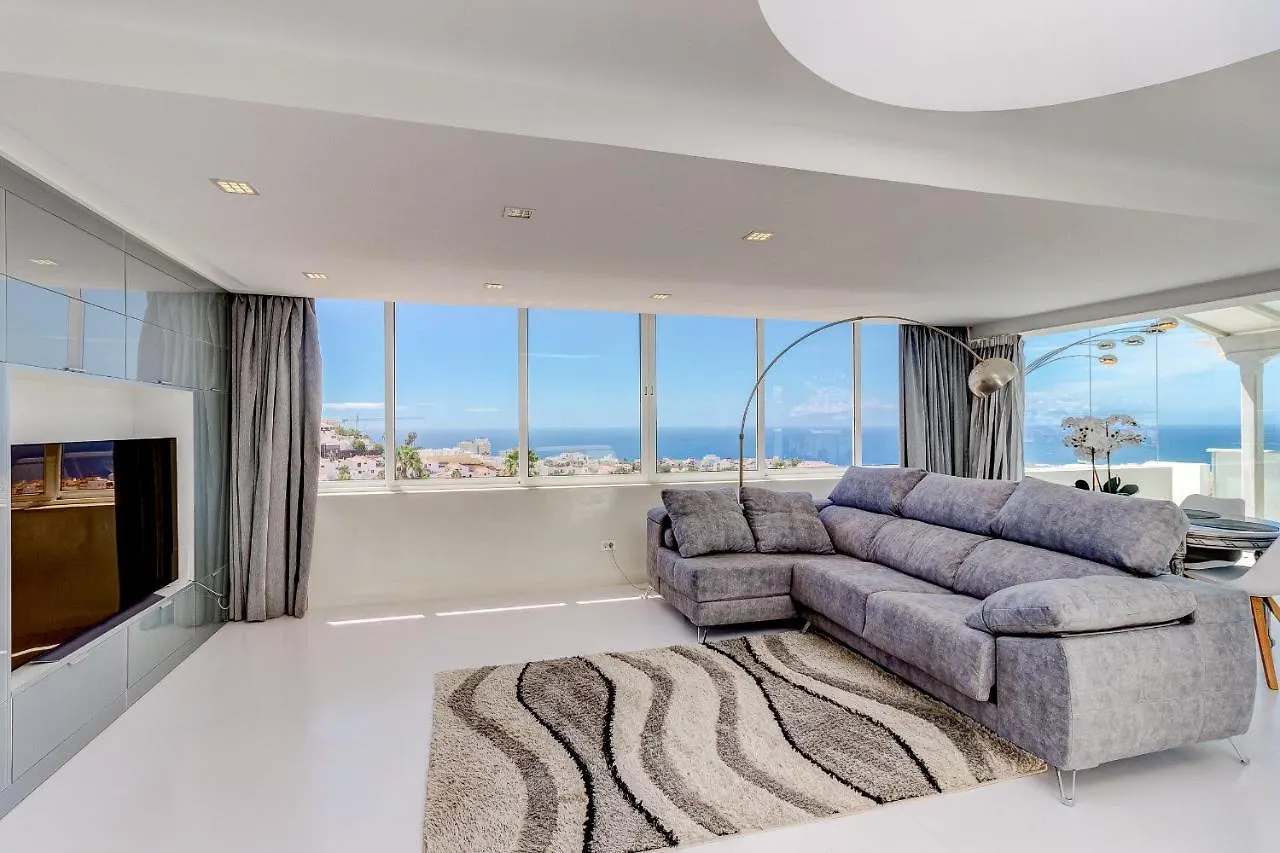 Panoramic Ocean & Mountain View 3 Bed Apartment In Island Village Heights Costa Adeje