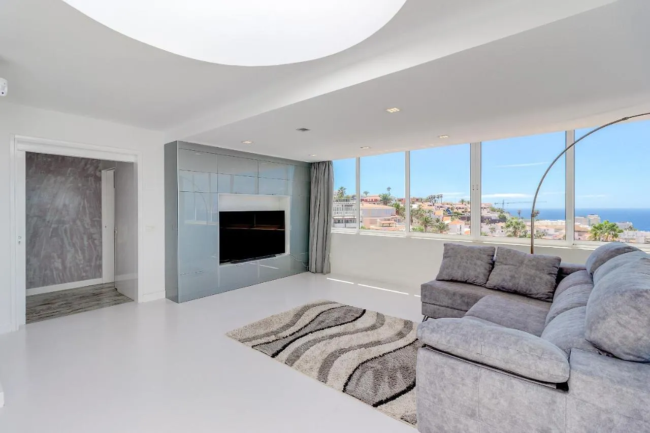 Panoramic Ocean & Mountain View 3 Bed Apartment In Island Village Heights Costa Adeje Spain