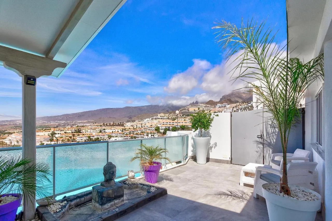Panoramic Ocean & Mountain View 3 Bed Apartment In Island Village Heights Costa Adeje Costa Adeje (Tenerife)